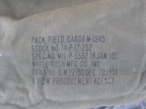 ΣΑΚΙΔΙΟ CARGO PACK M-1951 KOREAN WAR USARMY - Image 3