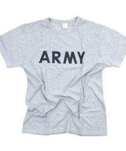 T-SHIRT GREY ARMY